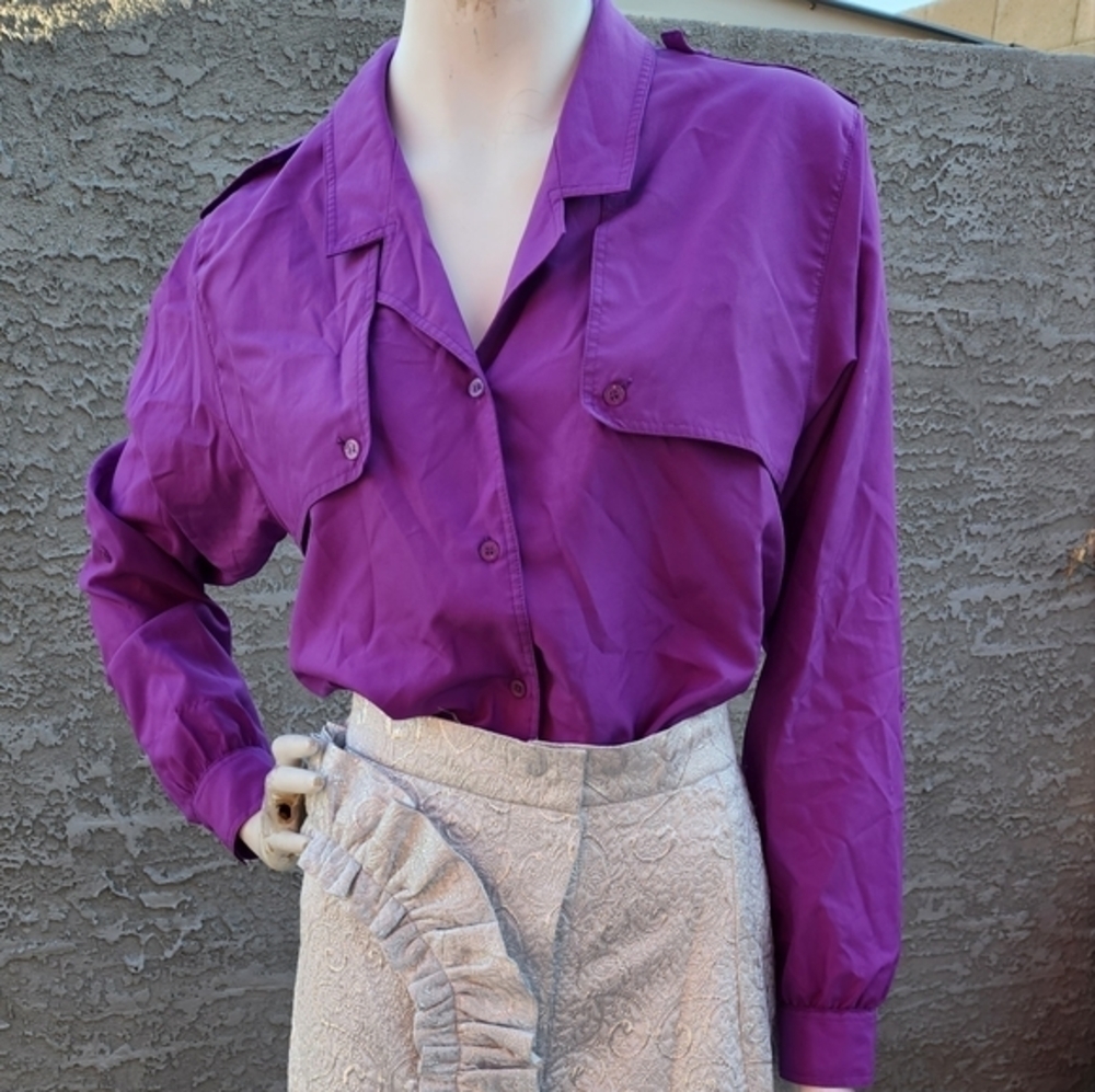 Vintage Diane von Furstenberg Blouse - Picture 2 of 10